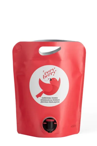 Dabīgais morss VERY BERRY, dzērveņu, BIB, 2.25l