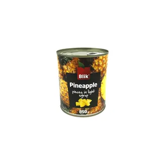 ANANĀSI BLIK GABALIŅI SĪRUPĀ 850G