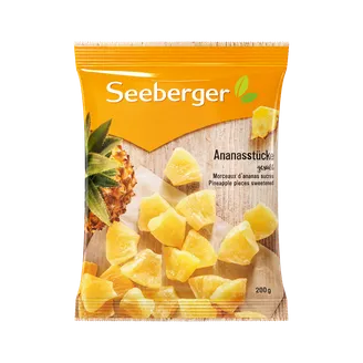 Ananasu gabaliņi SEEBERGER 200g