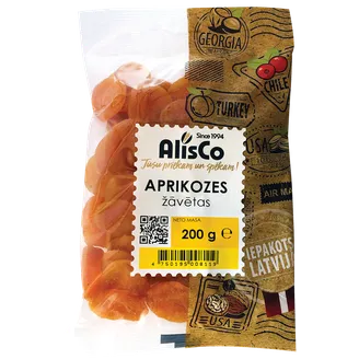 APRIKOZES ALIS CO ŽĀVĒTAS 200G