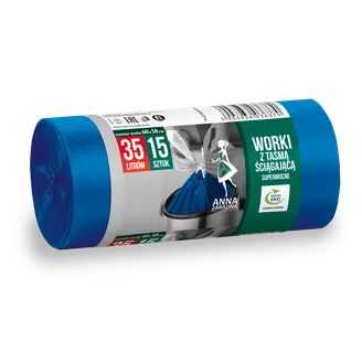 ATKR.MAISI ANNA ZARADNA AIZVELKAMI 35L 15GAB 27MKR LDPE