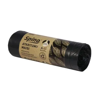 ATKR.MAISI SPINO 200L 10GAB 40MKR LDPE MELNI