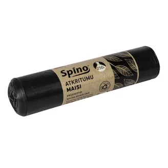 ATKR.MAISI SPINO 250L 5GAB 45MKR LDPE MELNI