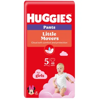 AUTIŅBIKSĪTES HUGGIES PANTS MP S5 12-17KG 48GAB MEITENĒM
