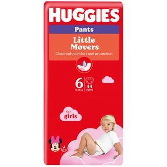 AUTIŅBIKSĪTES HUGGIES PANTS MP S6 15-25KG 44GAB MEITENĒM