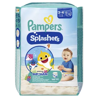 AUTIŅBIKSĪTES PAMPERS PANTS SPLASHERS S3 6-11KG 12GAB