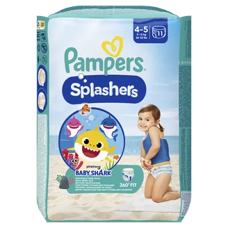 AUTIŅBIKSĪTES PAMPERS PANTS SPLASHERS S4 9-15KG 11GAB