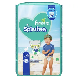 AUTIŅBIKSĪTES PAMPERS PANTS SPLASHERS S5 14+KG 10GAB