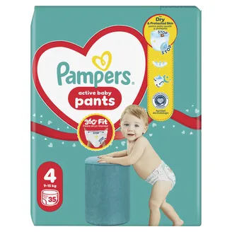 AUTIŅBIKSĪTES PAMPERS PANTS VP S4 9-15KG 35GAB