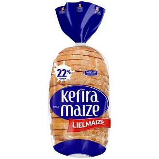 BALTMAIZE LATVIJAS MAIZNIEKS LIELMAIZE KEFĪRA 500G