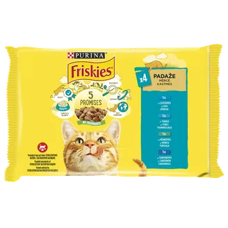 BARĪBA KAĶIEM KONS.FRISKIES ZIVJU IZLASE 85GX4