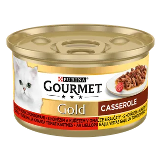 BARĪBA KAĶIEM KONS.GOURMET GOLD LAŠA-VISTAS GAB. MĒRCĒ 85G