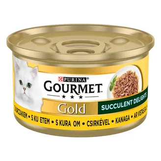 BARĪBA KAĶIEM KONS.GOURMET GOLD MELTING HEART AR VISTU 85G