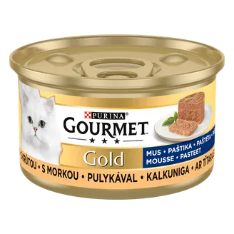 BARĪBA KAĶIEM KONS.GOURMET GOLD PASTĒTE TĪTARA 85G