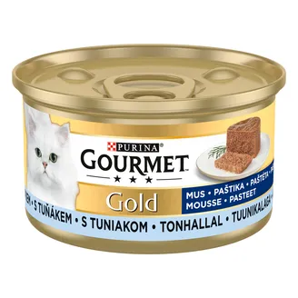 BARĪBA KAĶIEM KONS.GOURMET GOLD PASTĒTE TUNCIS-MAKRELE 85G