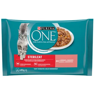 BARĪBA KAĶIEM KONS.ONE STERILIZ. AR LASIS. BURKĀNIEM 85GX4