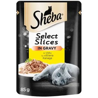 BARĪBA KAĶIEM KONS.SHEBA CUISINE AR VISTU 85G