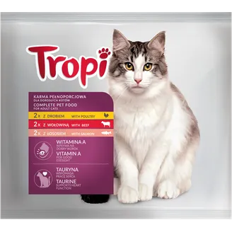 BARĪBA KAĶIEM KONS.TROPI LIELL.MĀJPUTN.G.LASIS 100GX6