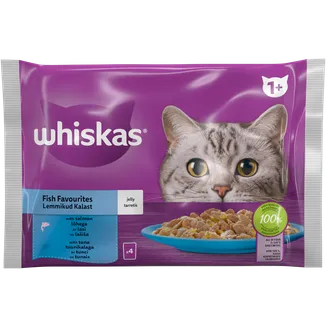 BARĪBA KAĶIEM KONS.WHISKAS AR ZIVI 1+ 85GX4