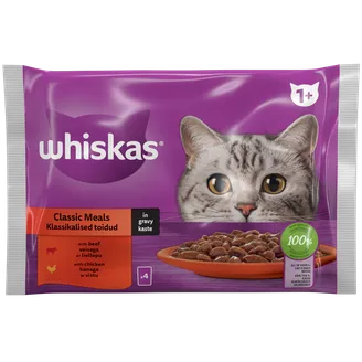 BARĪBA KAĶIEM KONS.WHISKAS GAĻAS IZLASE 1+ 85GX4