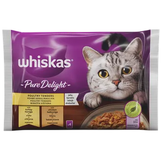 BARĪBA KAĶIEM KONS.WHISKAS PURE DELIGHT MĀJPUT.GAĻ.IZL.85GX4