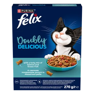 BARĪBA KAĶIEM SAUSĀ FELIX ADULT FISH 270G