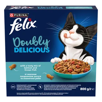 BARĪBA KAĶIEM SAUSĀ FELIX ADULT FISH 800G