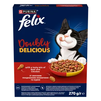 BARĪBA KAĶIEM SAUSĀ FELIX ADULT MEAT 270G