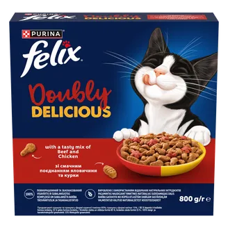 BARĪBA KAĶIEM SAUSĀ FELIX ADULT MEAT 800G