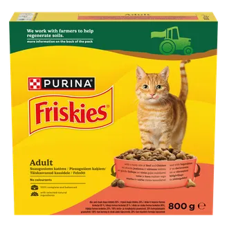 BARĪBA KAĶIEM SAUSĀ FRISKIES LIELL.-VISTA-DĀRZEŅI 800G