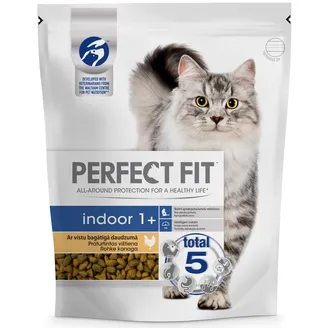 BARĪBA KAĶIEM SAUSĀ PERFECT FIT INDOOR AR CĀĻA GAĻU 750G