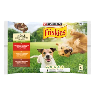 BARĪBA SUŅIEM KONS.FRISKIES GAĻAS IZLASE 85GX4