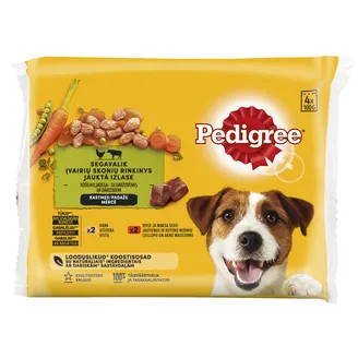 BARĪBA SUŅIEM KONS.PEDIGREE AR CĀLI.DĀRZEŅIEM.LIELL. 100GX4