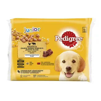 BARĪBA SUŅIEM KONS.PEDIGREE JUNIOR AR VIST.UN LIELL.G.100GX4
