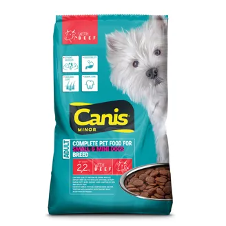 BARĪBA SUŅIEM SAUSĀ CANIS MINOR AR LIELL.G.MAZIEM SUŅ.2.2KG