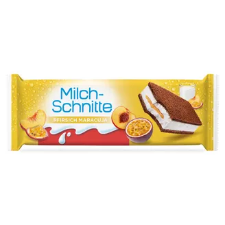 BATONIŅŠ KINDER MILK SLICE AR PERSIKU-MARAKUJAS PILD.28G