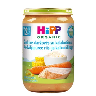 BIEZENIS HIPP TĪTARA GAĻA AR DĀRZEŅIEM 12+ 220G