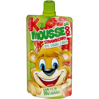 BIEZENIS KUBUŠ 100% ĀBOLU ZEMEŅU BANĀNU BURKĀNU 12+ 100G