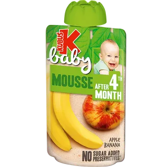 BIEZENIS KUBUŠ BABY ĀBOLU BANĀNU 4+ 100G