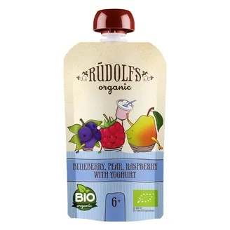 Biezenis RŪDOLFS BIO Mellene, bumbieris, avene ar jogurtu, no 6 mēn., tūbiņā, 110g