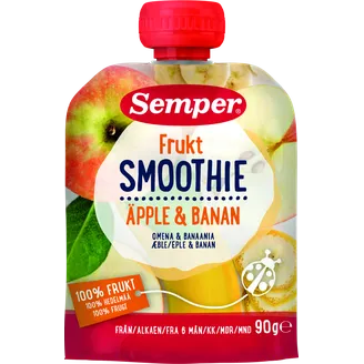 BIEZENIS SMŪTIJS SEMPER ĀBOLU BANĀNU 6+ 90G