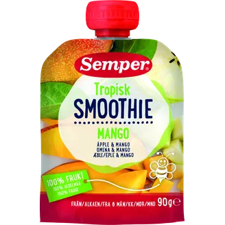 BIEZENIS SMŪTIJS SEMPER ĀBOLU MANGO 6+ 90G
