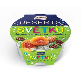 BIEZPIENA DESERTS BALTAIS SVĒTKU 200G