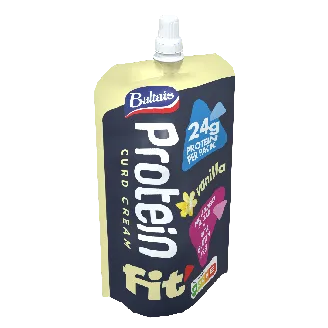 BIEZPIENA KRĒMS BALTAIS PROTEIN VANIĻAS 200G STĀVPAKA