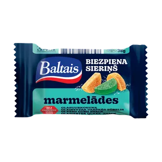 Biezpiena sieriņš BALTAIS marmelādes 38g