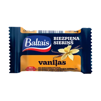 Biezpiena sieriņš Baltais vaniļas 38g