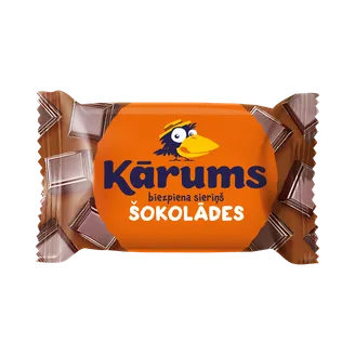BIEZPIENA SIERIŅŠ KĀRUMS AR ŠOKOLĀDES GABALIŅIEM 45G