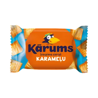 BIEZPIENA SIERIŅŠ KĀRUMS KARAMEĻU GLAZŪRĀ 45G
