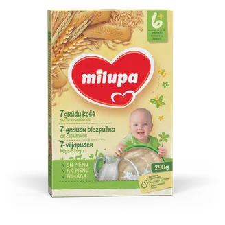 BIEZPUTRA 7 GRAUDU MILUPA AR CEPUMIEM 6+ 250G
