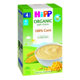 BIEZPUTRA KUKURŪZAS PĀRSLU HIPP 100% 4+ 200G